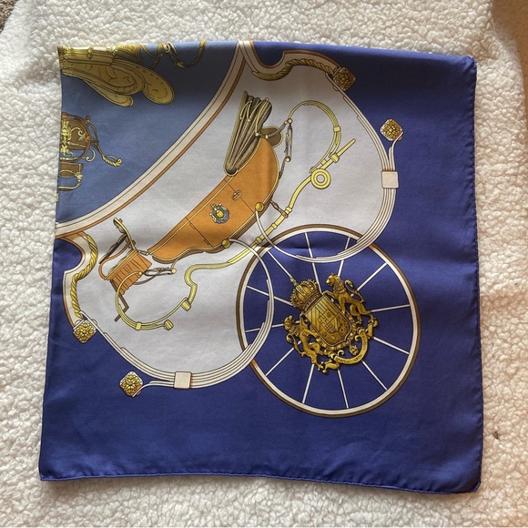 HERMÈS “SPRINGS” SCARF AUTHENTIC - Picture 8 of 12